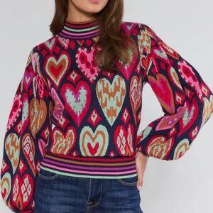 Gorgeous Heart Detail Sweater-NWT